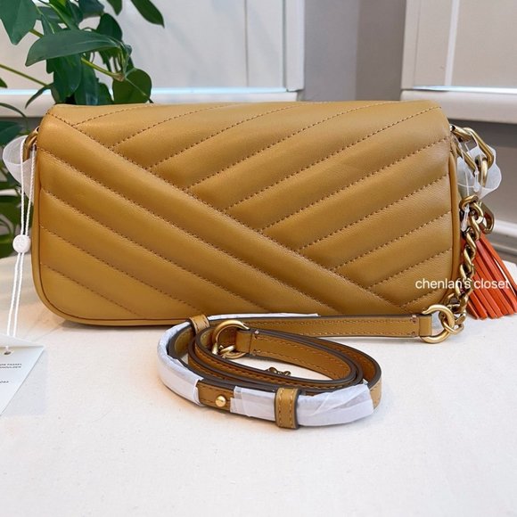 🎀NeW! Tory Burch Kira Small Tassel Flap Shoulder Bag - Picture 9 of 17